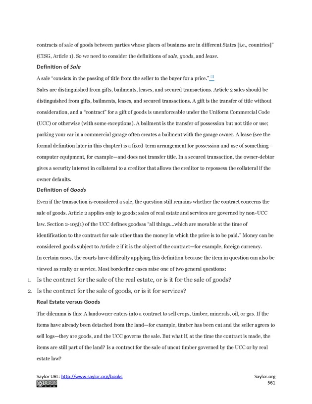 Business Law and the Legal Environment - Page 561